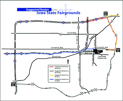DOT Suggested Routes